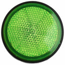 Round light green Reflectors Universal For Motorcycles ATV Bikes Dirt Bikes H5K8