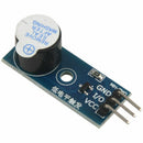 5X(1 pcs blue,black metal active buzzer module low-trigger buzzer control  A7U3)