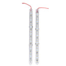2x 12V 72 LED Car Interior White Strip Lights Bar Lamp Van Caravan ON OFF SwitOZ