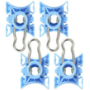 4pcs Window Regulator Slider Clips Sliding Blocks for Volvo 740 940 XC70