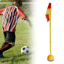 Detachable Soccer Football Corner Pole & Flag Post Home ABS Base Foldable Q5Y4