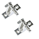 2Pcs Bimini Top 316 Stainless Steel Deck Hinges with Pin Fitting 90 Degree  N4F3