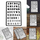Bullet Journal Stencil Set Plastic Planner DIY Drawing Diary Template A3W9