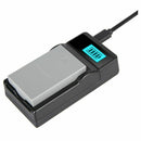 For Olympus BLS-5 7.2V 1800mAh battery 2 + LCD screen USB charger + USB cab