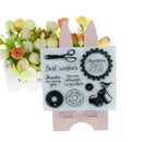 Friendship theme Clear Stamps Scrapbooking Album Card Decor Diary DIY OZ