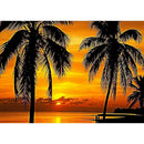 5D DIY Full Drill Diamond Painting Sunset Tree Cross Stitch Embroidery Kits