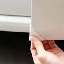 2PCS Car Door Corner Cover Silicone Mouldings Crash Protection Protector WhitMO