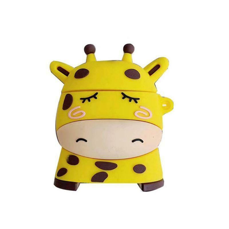 Lovely Giraffe Style Protective Case Silicone Cover for Airpods 1/2 Accessories