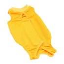 2Pcs Yellow Pink Pet Apparel  Recovery Suit for Cats Care Weaning