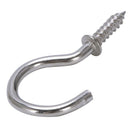 BH01111 Chrome Plated Mug Shouldered Cup Hooks, 25 mm (1 inch) - Pack of 20 E1W7