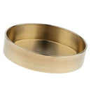 Storage Trays Multipurpose Brass Round Desk Metal Jewelry Organizers 10&14cm