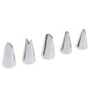 5 Pcs Set Leaves Nozzles Stainless Icing Piping  Pastry Tips For Cake DecoraA3C