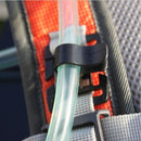 2PCS Hydration Bladder Tube Trap Hose Clip Strap For Molle Fits  N 3C