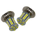 Pair Universal 12V P26 S 6000k LED White Motorcycle Headlight Bulb