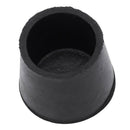 Rubber feet for walking aids stool chair top rubber feet, 12 pieces, black