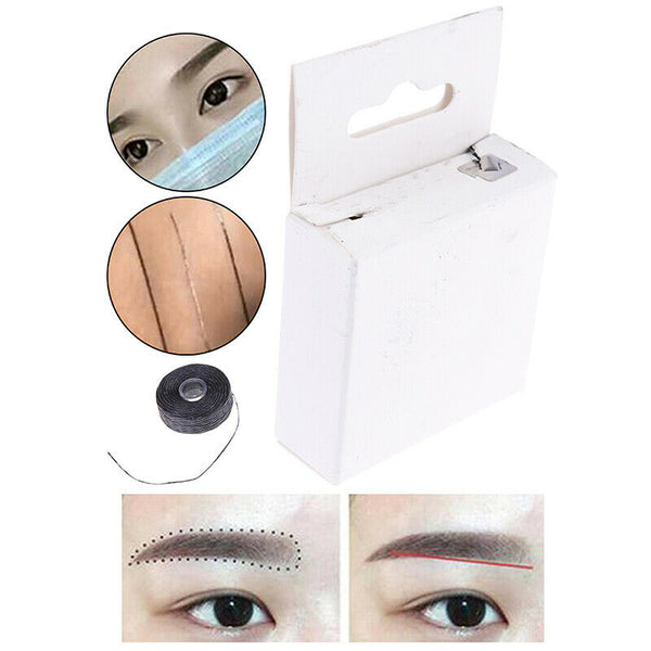 Pre-Inked Brow Mapping String Pigment String Microblading  Brow Thread Eyebro FT