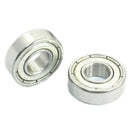 8mm x 19mm x 6mm Sealed Deep Groove Radial Ball Bearings 698Z 10 Pcs W5G7