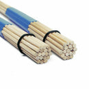 2 Pieces Drum Brushes Sticks Bamboo Rods Percussion Instrument Accessory Bl B5C2