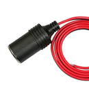 18AWG 12V 24V Car Cigarette Lighter Female Socket Cable Power Plug Adapter