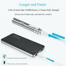 Mini Flashlight Pointer Pen Cat Teaser Torch USB Rechargeable Stainless Steel
