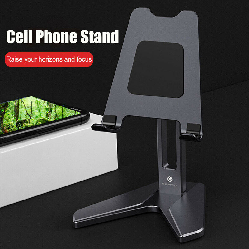 Anti Slip Aluminum Alloy Support Cell Phone Stand For Desk Lazy Tablet Holder