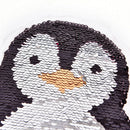 penguin Reversible Sequins Sew On Patches clothes DIY Applique Bag ClothingCoatZ