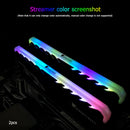 2pcs RGB RAM Heatsink Desktop PC DDR DDR3 DDR4 Memory Heat Spreader (Black) A