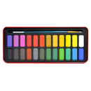 24 Colors Portable Solid Watercolor Set Solid Water Color Paints Set with P