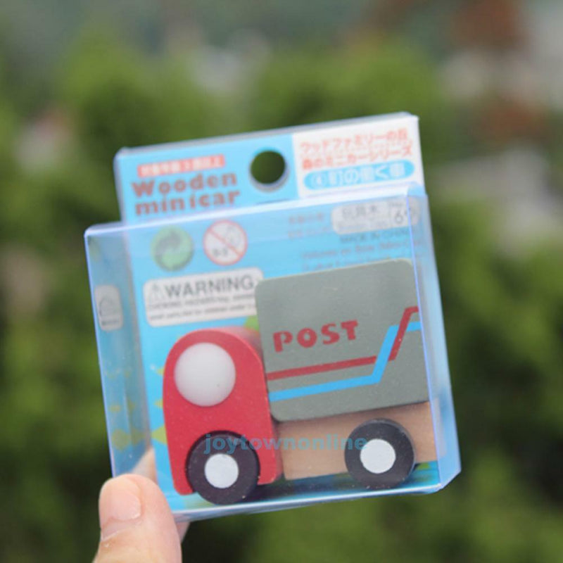 Creative Mini Vehicle Car Wooden Toys Baby Kids Early Learning Educational Gifts