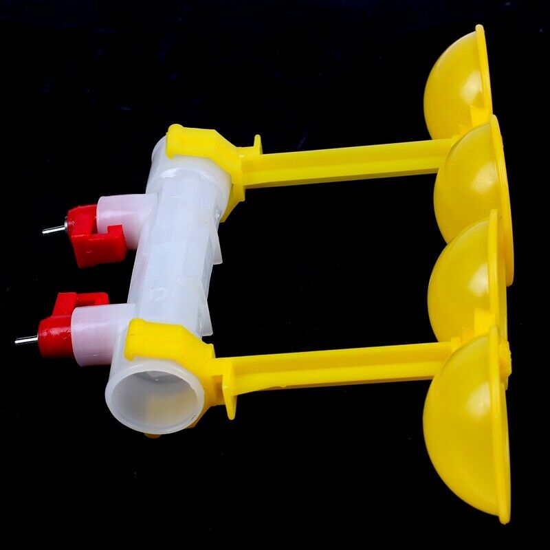 25 Pcs Chicken Double Nipple 25Mm Hanging Cups Chicken Waterer Ball Nipple