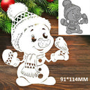 Snowman Metal Cutting Dies Cutting Stencil for DIY Scrapbook Paper Card Craft