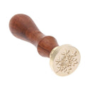Copper Head Wax Sealing Stamp DIY Envelope Card Decor Seal with Handle(F005 A
