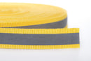 50M Yellow Reflective Fabric Tape Strip Edging Braid Trim Sew0.4"x164ft=10MMx50M