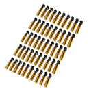 50Pcs Mini Amber Glass Bottles 1ml