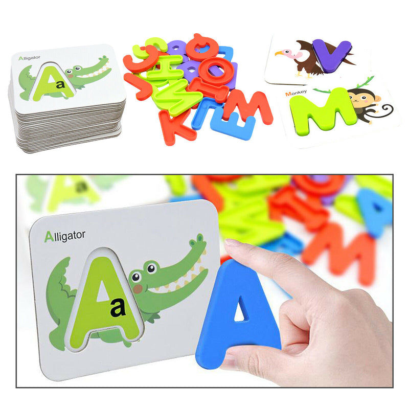 Lot 36 Number and Alphabet Flash Cards ABC Montessori Gifts for 2-4 Year Old
