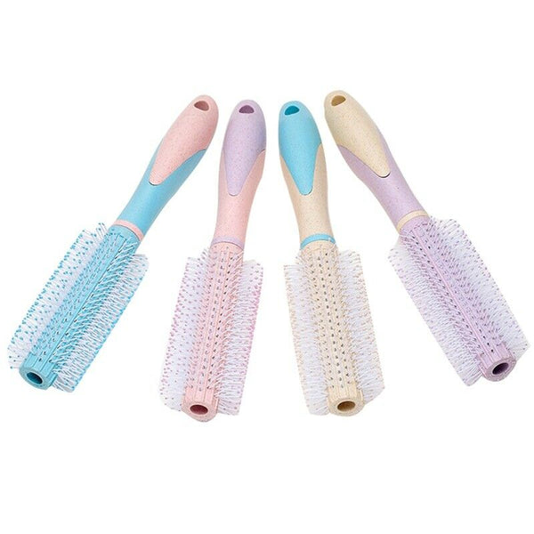 4Pcs Hair Comb Hair Round Brush Professional Nano Technology Ceramic Ionic  W9Y1