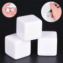 10pcs16mm blank white can write dice counting cubes square gaming dice M&O