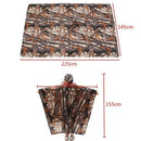 3 In 1 Multifunction Backpack Raincoat Mountain Outdoor Camping Hiking Camo
