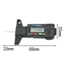 0-25.4mm digital tire depth gauge tire pressure monitor for car and motorcy K6H5