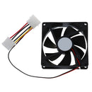 DC 12V 4 Pin Black Plastic PC Cooling Fan 90mm x 90mm x 25mm