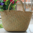 Women'S Classic Straw Summer Beach Sea Shoulder Bag Handbag Tote, Small L4E1