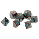 Set D4 D6 D8 D10 D12 D20 Dice Polyhedral for TRPG DND Role Playing 7Pcs Blue