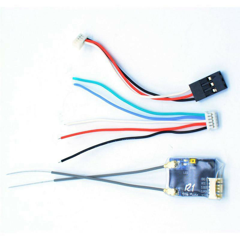 R1 RXSR Receiver 16CH Compatible with T16 Mode Remote Control Transmitter
