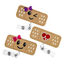 Nurse Badge Reel Holder - 3 Pack - RN Badge - Band Aid Badge Reel - Perfect B1X3