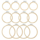 3 Sizes Embroidery Circle Set Bamboo Round Embroidery Cross Stitch Ring Rin