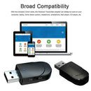USB 5.0 Bluetooth Receiver Adapter 3.5mm AUX Stereo Speaker PC For TV Headp C2U1
