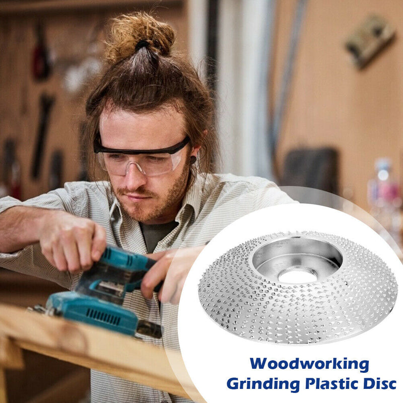 84mm Angle Grinding Carving Wheel Woodworking Abrasive Disc Sanding Rotary Tool