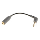 2Pcs 3.5mm Microphone Adapter Cable Converter For   IOS