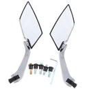Motorcycle Mirrors Larger Rearview Side Mirror 8mm/10mm for Yamaha LY149QMG