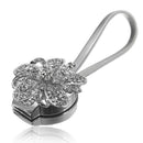 Magnetic Crystal Flower Curtain Tiebacks Tie Backs Hold Clips Decors Buckle G6U3